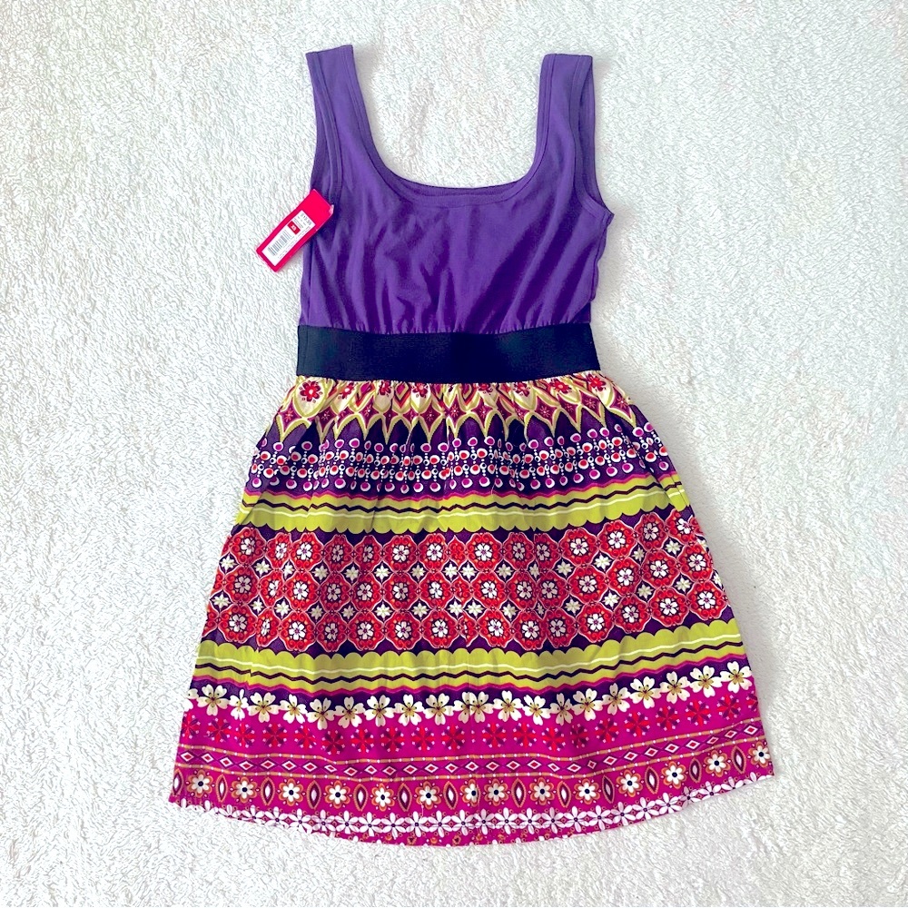 NWT Xhilaration Print Skirt Retro Mini Tank Dress